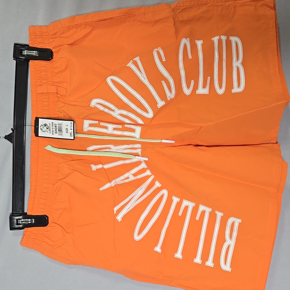 Billionaire Boys ClubBillionaire Boys Club Mens Sunrise Shorts Orange Size LG.